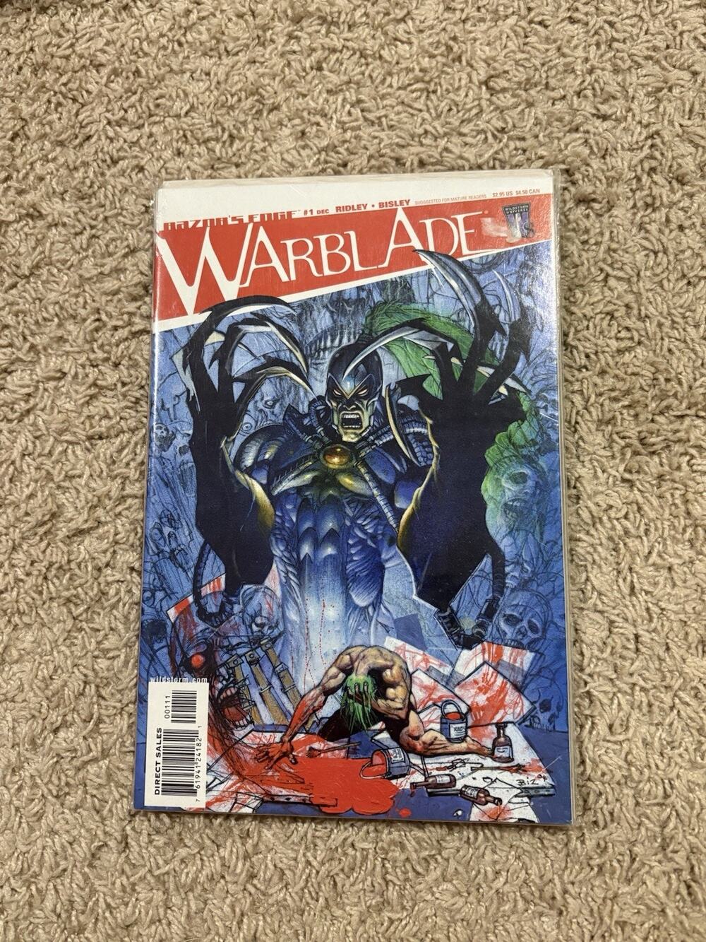 Warblade: Razor's Edge #1-3 Complete Set Mini Series Comics 2004 DC Bagged